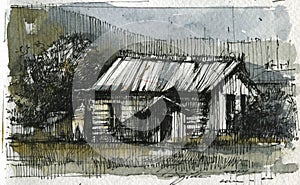 Old village house img