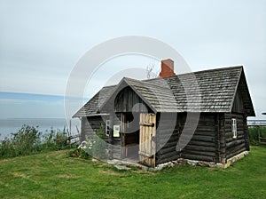 Old village house by the sea