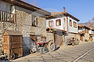 Old village houses in Birgi, Izmir, Turkey