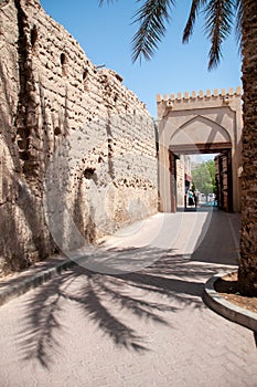 Old village in interiors of Oman