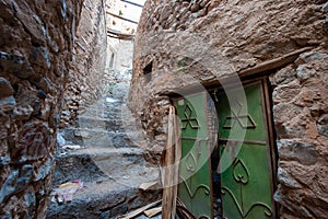 Old village for in interiors of Oman