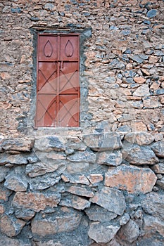 Old village for in interiors of Oman