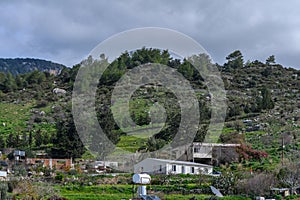 old village in the mountains of Northern Cyprus in winter 3