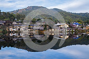 Old Village is reflection Rak Thai Village in Pai,Mae Hong Son,Thailand.