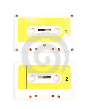 Old Vintage Audio cassette tape