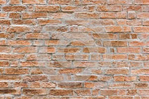 Old vintage brick wall background