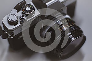 Old vintage Canon SLR camera, Vintage Canon FTB QL 35mm Film SLR Camera W/ FD 50mm F/1.8 Lens