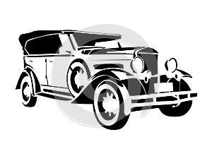 Old vintage car