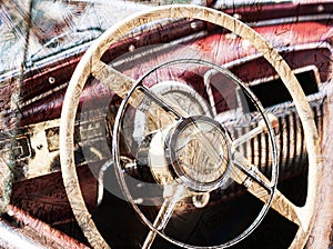 Old vintage car.