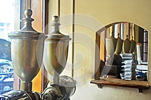 Old vintage coffe grinder