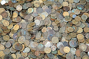 Old vintage coins