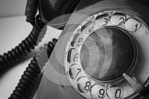 Old Vintage disk phone