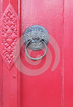 Old vintage door pull