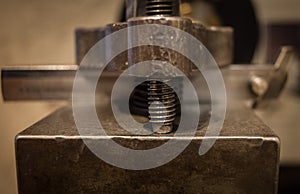 The old and vintage drill, macro