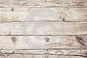 Old vintage faded natural wood background texture