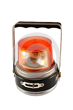 Old vintage flashlight