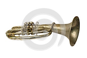 Old vintage French horn
