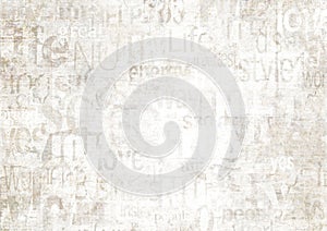 Old vintage grunge newspaper paper texture background