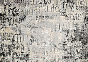 Old vintage grunge newspaper paper texture background