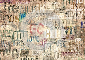 Old vintage grunge newspaper paper texture background