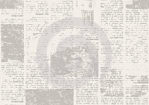 Old vintage grunge newspaper paper texture background