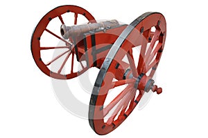 old vintage gunpowder cannon