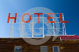 Old Vintage Hotel Sign Letters