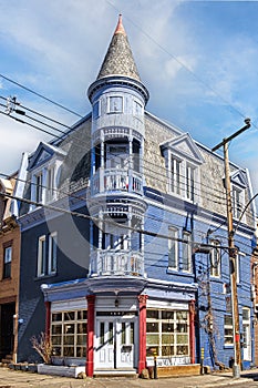 Old vintage house built in 1891 for a Archbishop\'s listed as a historical monument in Montreal