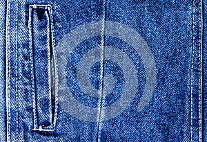 Old vintage jacket pocket jeans close-up .