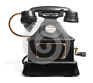 Old Vintage Magneto Telephone