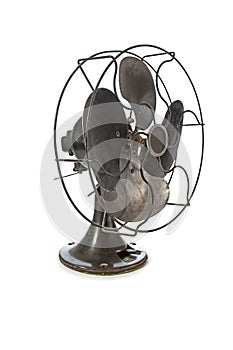 Old vintage metal fan