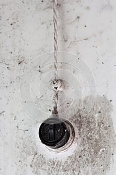 Old vintage off on switch