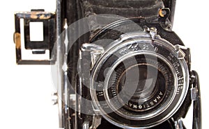 Old vintage photo camera