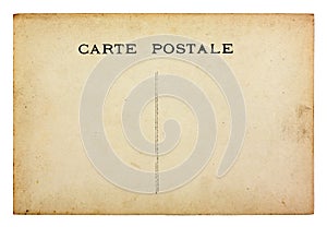 Old vintage postcard
