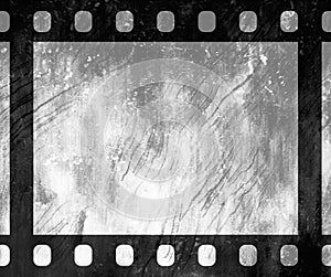 Old vintage retro 35 mm grunge film frame