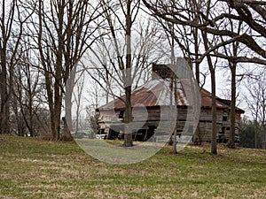 Old Vintage Round Barn, Illinois