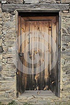 Old vintage rusty door