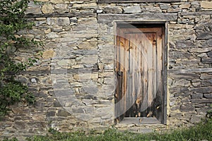 Old vintage rusty door