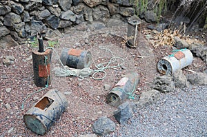 Old Vintage Rusty Fishing Trap