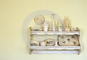 Old, vintage shelf