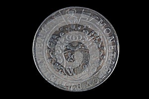 old vintage silver medieval taller coin