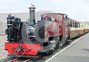 Old Vintage Steam Railway Engine