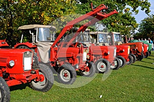 Old vintage tractor