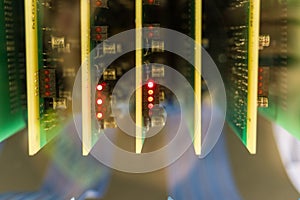 The old and vintage transistors computer chips