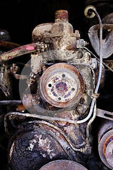 Old Vintage Truck or Car Engine