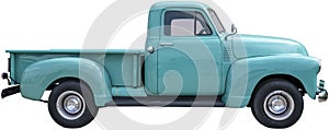 Old Vintage Truck, Isolated, PNG File