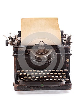 Old vintage typewriter
