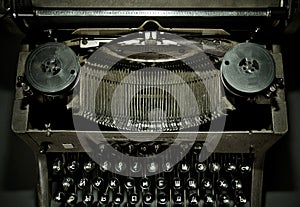 Old vintage typewriter