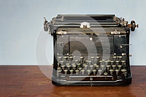 Old vintage typewriter