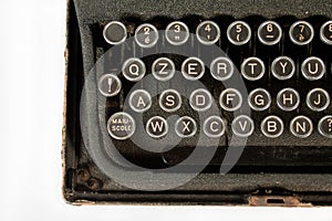 Old vintage typewriter